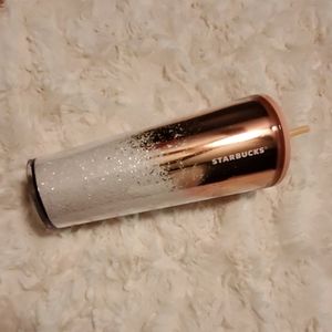 Starbucks Limited Edition Rose Gold Tumbler Mirror